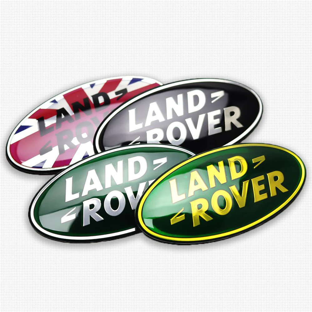 Car Front Grille Emblem Sticker 3D Aluminium Decoration Badge Land Rover Range Rover SVR Sport Velar L322 Discovery 2 3 car grill sticker,car emblem sticker