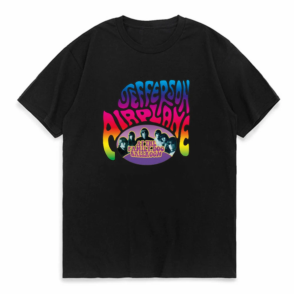 

Jefferson Airplane White Rabbit Stoner Psychedelic Rock graphic t shirts short sleeve t-shirts Harajuku Summer O-neck T-shirt
