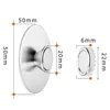 1PC Portable New Magnetic Soap Holder 2.2*0.6cm Stainless Steel Dispenser Kitchen Bathroom Wall Mounted 5