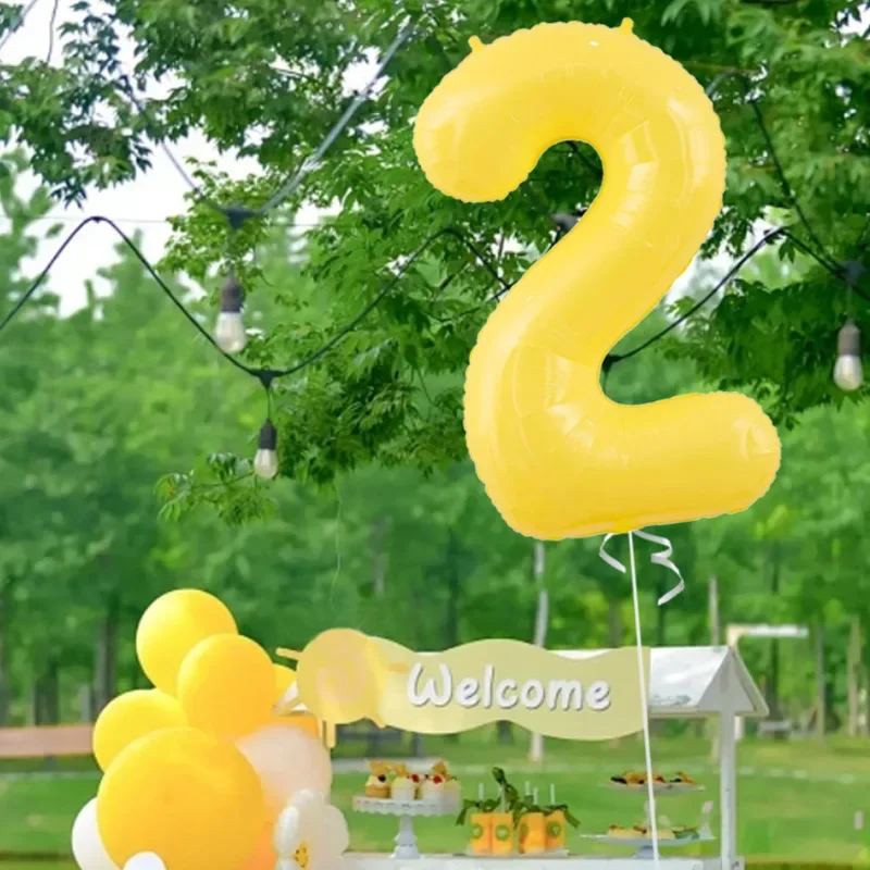 40 inch Digital Balloon Aaluminum Film Number Balloons Children Adult Party Decoration Wedding Holiday Supplies 1pc