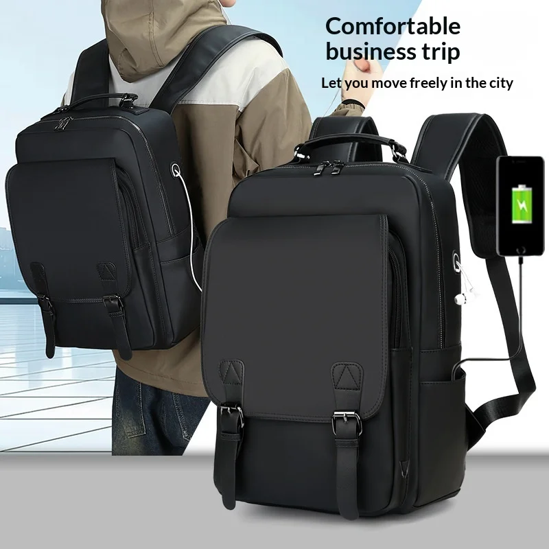 Laptop backpack, men's and women's large capacity travel hiking backpack, anti-theft college student backpack