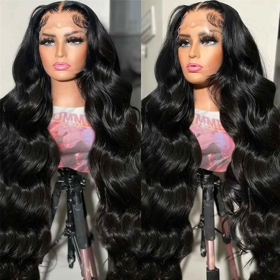 Human Hair Wig 13x4 13x6 HD Body Wave Lace Front Wig Human Hair PrePlucked Brazilian Human Hair HD Lace Frontal Wigs for Women 4x4 Closure Wig