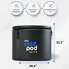 The Cold Pod Ice Bath Tub Elite Lite: XL Cold Plunge Tub 120 Gallon with Rigid Inflatable Walls and Lid for Athletes, Compatible 6