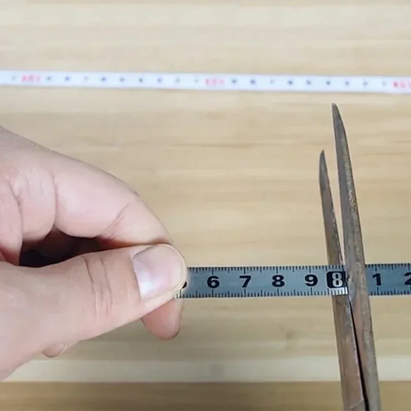 Cuttable Self-adhesive Scale Strip Stickers 10/12.5mm Width Metal Tape Measure Miter Track Router Table Saw Measuring 0.5-1M tape measure measuring tape