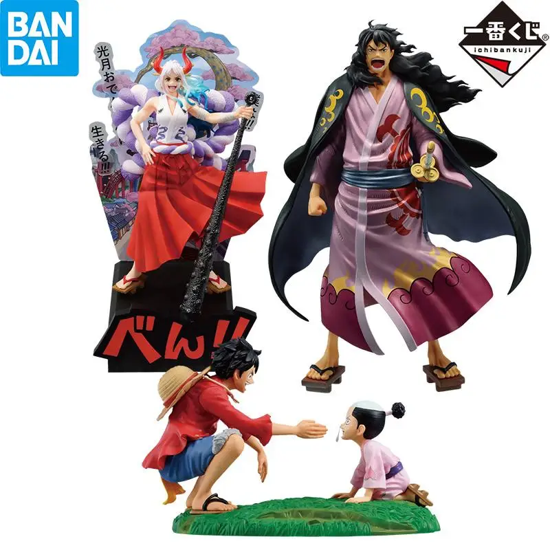 

Bandai Ichiban Kuji One Piece New Dawn Yamato Luffy Momonosuke MASTERLISE EXPIECE Figure Anime Action Model Collectible Toys Gif