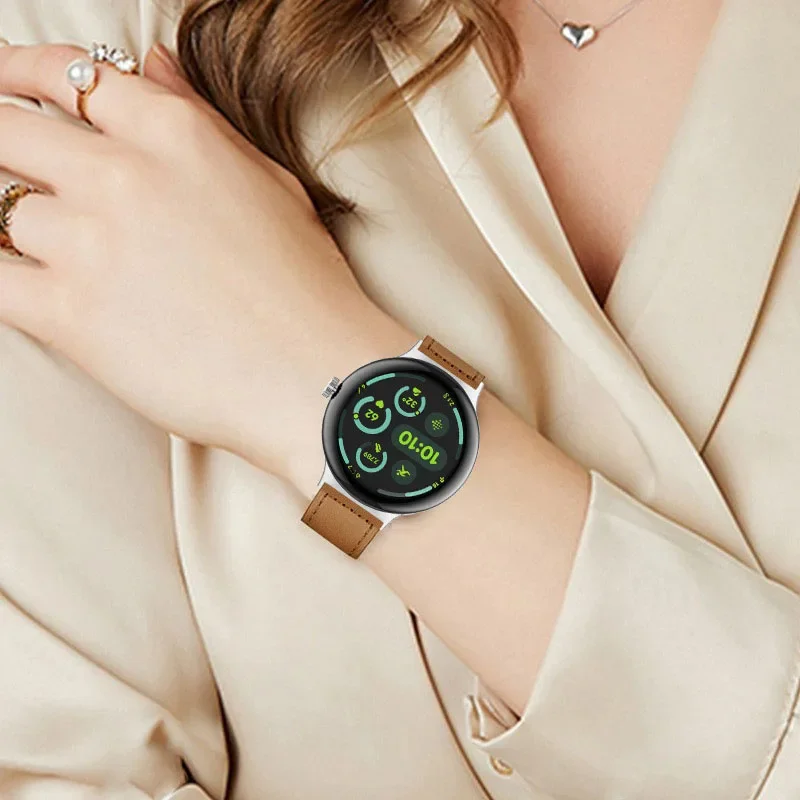 Premium Leather Replacement Strap for Pixel Watch - Stylish Wristband Bracelet
