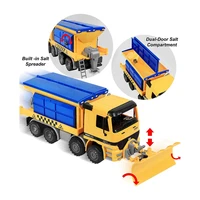 Friction Powered Snow Removal Plow Truck Construction Toy,Inertia Repair Car Toy, Engineering Vehicle,Toys For Children 2-6 Year 2