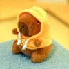 Cute Small Size Capybara Plush Toy With Wings Hoodie Simulation Capybara Doll Fluffty Toy Birthday Gifts 4 Cute Small Size Capybara Plush Toy With Wings Hoodie Simulation Capybara Doll Fluffty Toy Birthday Gifts 4