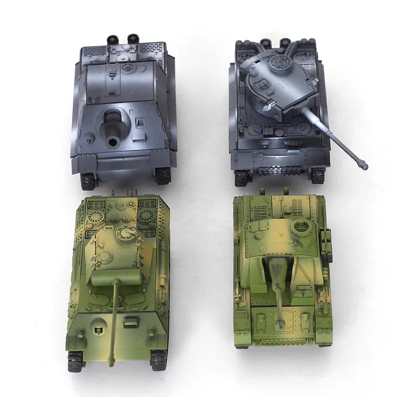 4D Building Block WWII German Tank Military Assembly Set - 1:72 Simulation Model Toy Gift