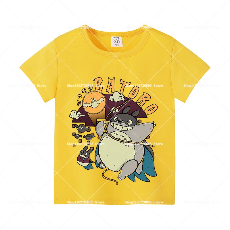 My Neighbor Totoro Cartoon Anime Graphic T-Shirt – Classic Movie Fashion Casual Summer Top