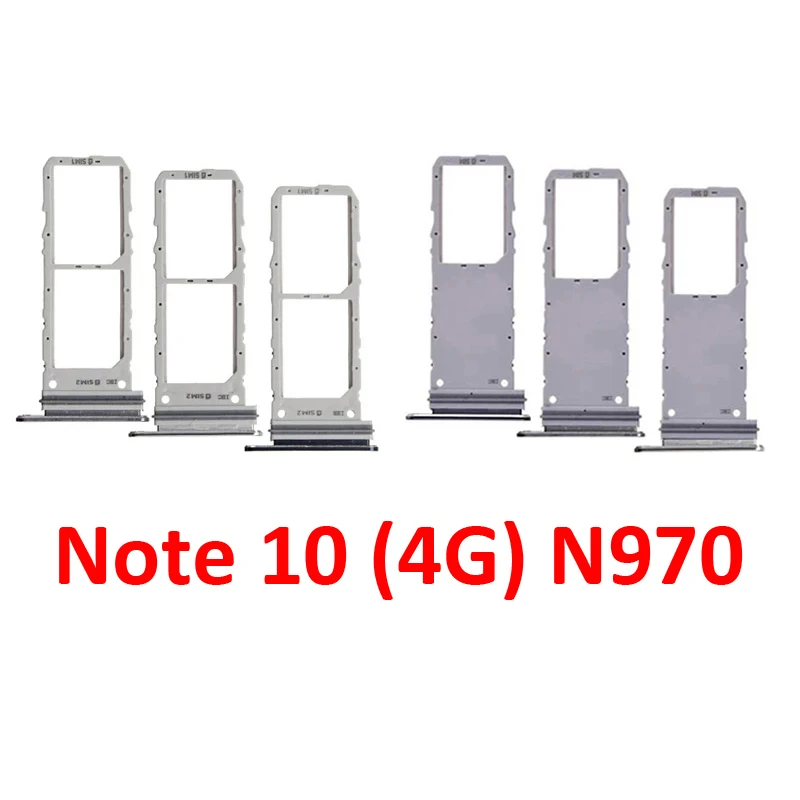 Black SIM Card Tray Slot Holder for Samsung Galaxy Note 10 Series