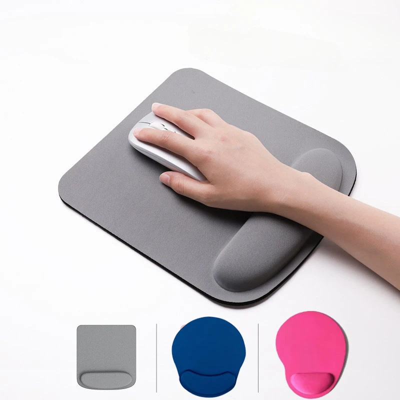 Simple Solid Color EVA Mouse Mat Anti-slip Mouse Pad Office Desk Accessories for PC Laptop Computer Table Mat Gaming Mouse Pad