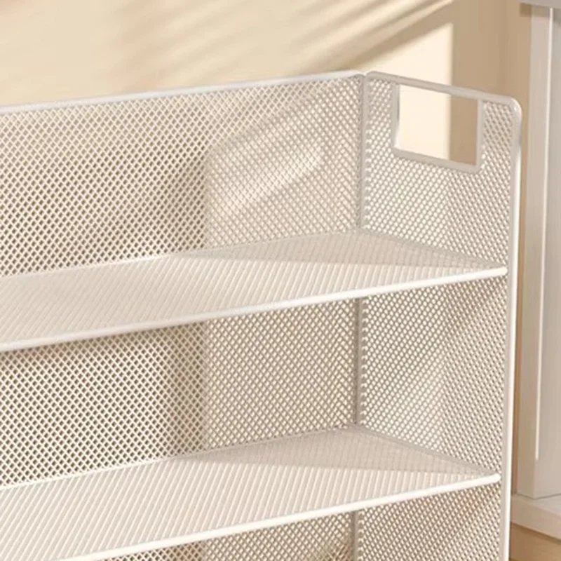 Desk Organizer Magazine Holder Vintage Iron Multilayer Bookcase Shelf Household Revistero Metal Furniture Offices
