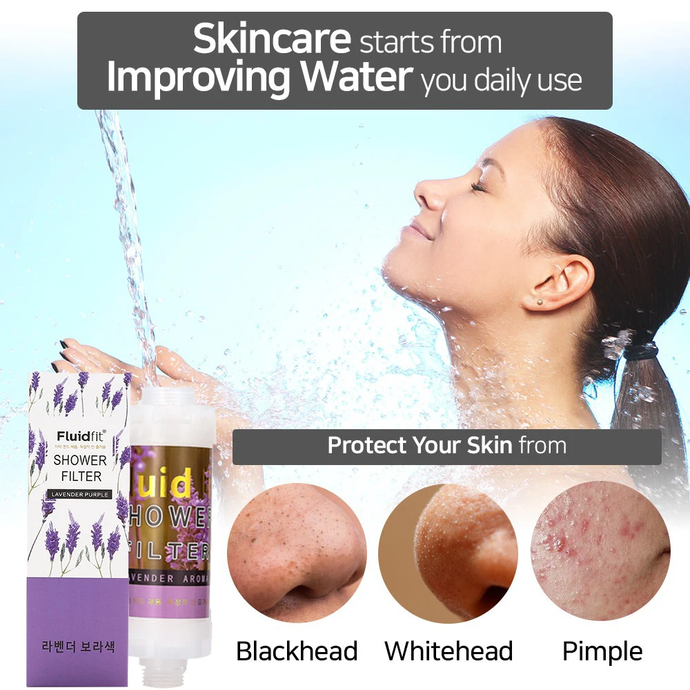 Lavender Lemon,Scented Shower Filter,Bathing Shower Filter,Chlorine Removal Water Softener ,The Accessories of the Shower Filter