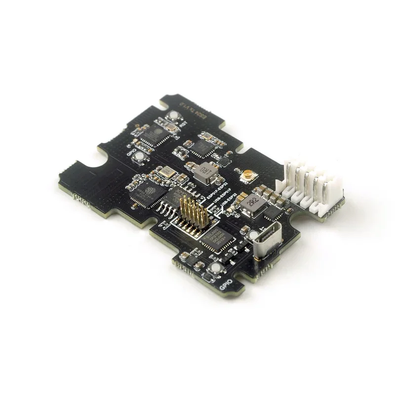 Détail du module ES24TX Pro 2.4GHz avec antenne dépliée, prêt pour le FPV racing.