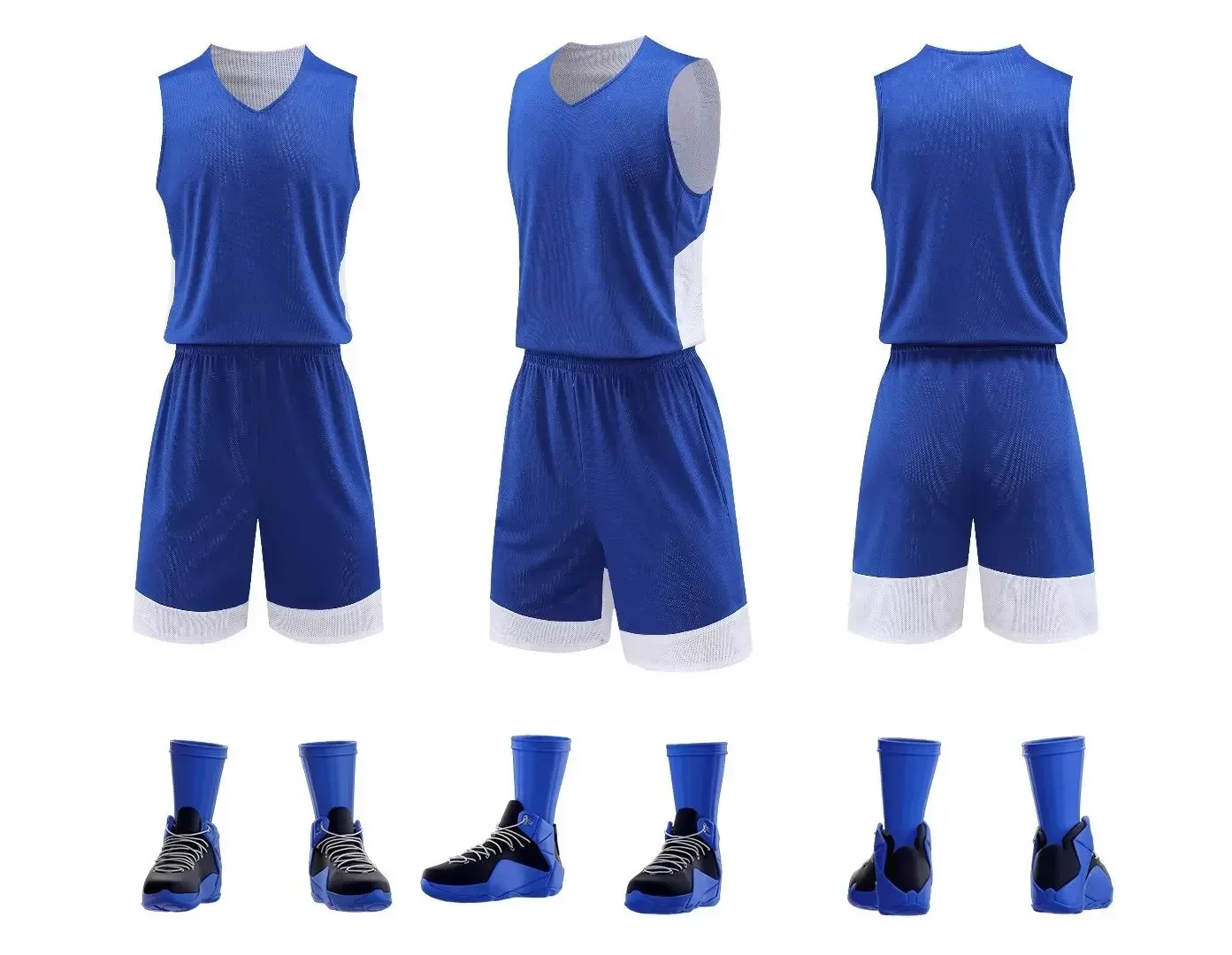 Double-Sided Basketball Jersey Zsuit Team Uniform Men's Basketball Shirt StudentLoose-Fit Children's Training Camp Z Print