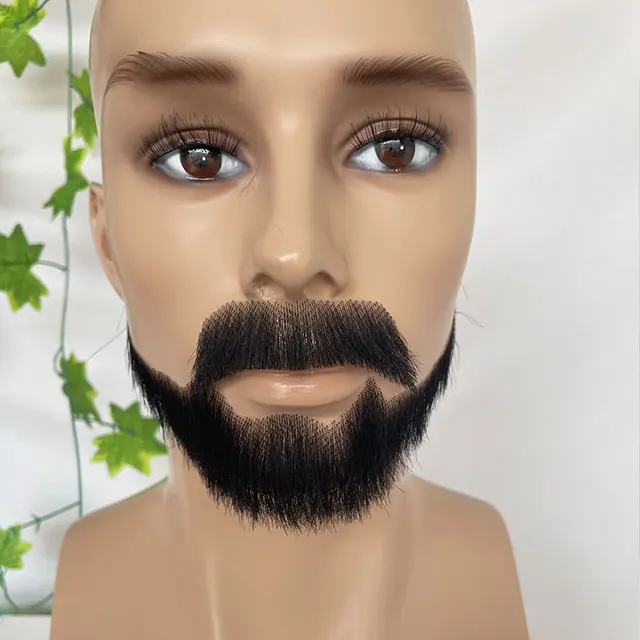 Realistischer Fake Bart Aus Menschlichem Haar - Perfekt Für Cosplay & Halloween
