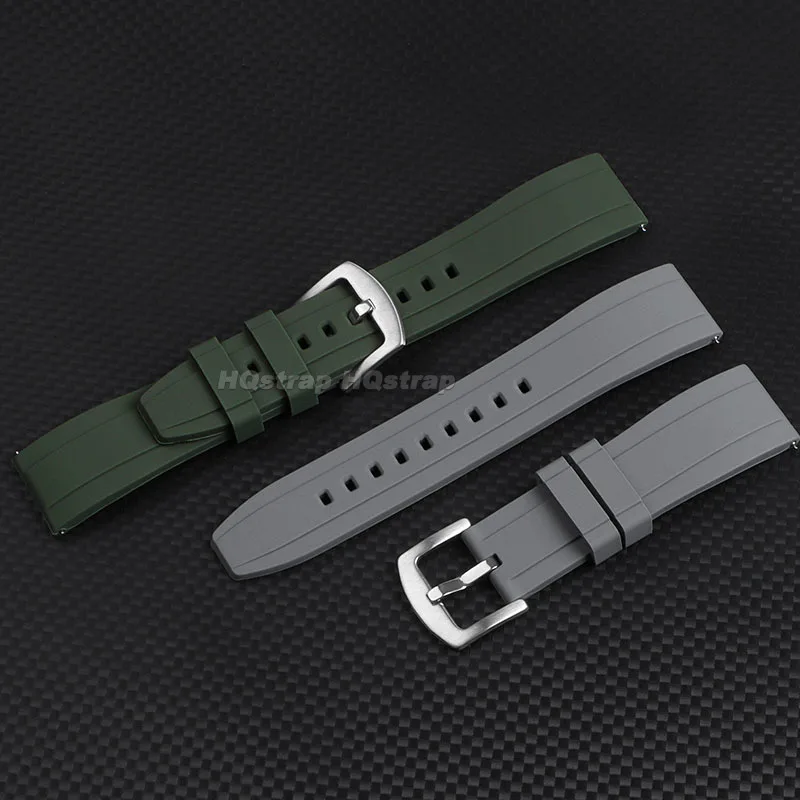Premium Waterproof Silicone Sport Strap - Quick Release, Multiple Colors