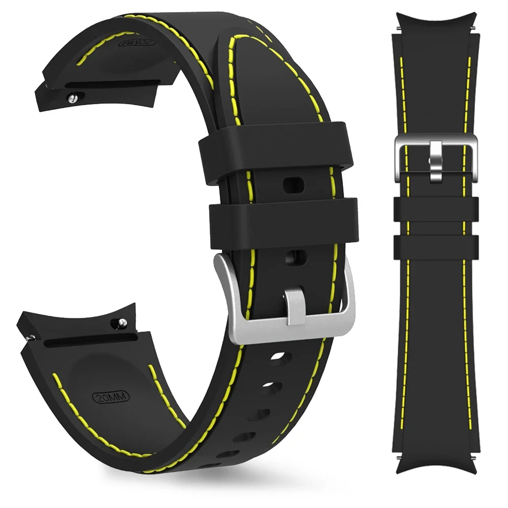 Premium No Gap Silicone Watch Strap - Comfortable Fit for All Models