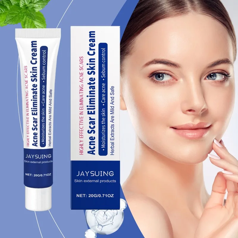Acne Scar Eliminate Skin Cream Face Scar Repair Remove Blackheads Oil Control Gentle Shrink Pores Moisturizing Skin Care 20g