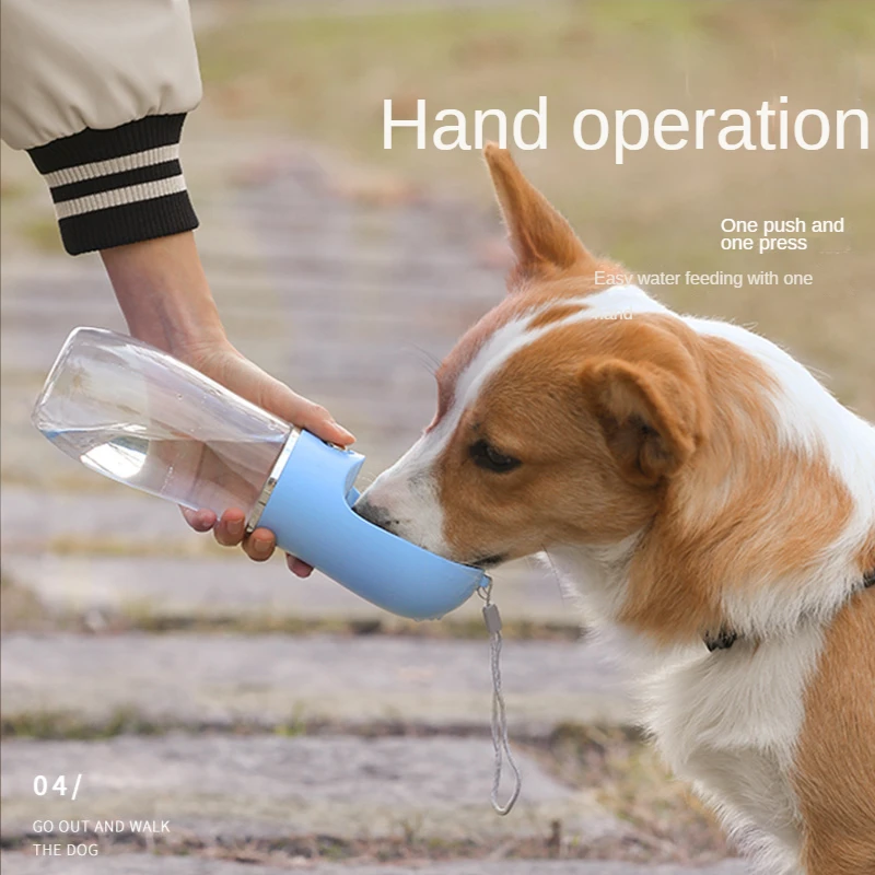 Portable Pet Drinking Bottle Size Drinking Water Feeding Bottle Outdoor