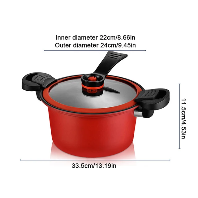 Camping Micro Pressure Cooker Household Mini Rice Cooker Micro Pressure Crock Pot 3.5L Pressure Cooker Outdoor 6