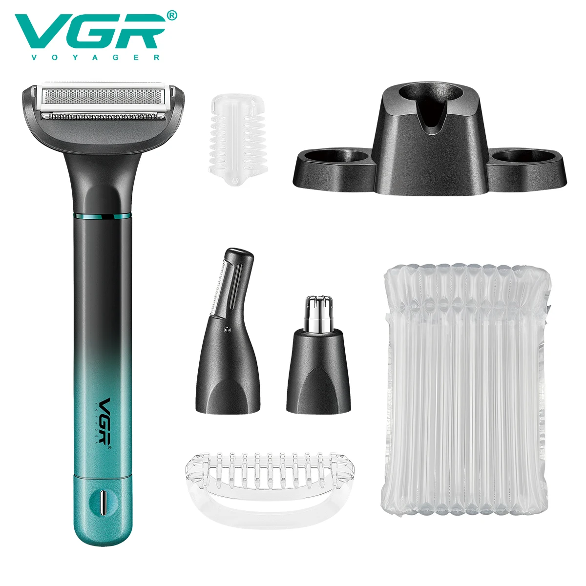 VGR 3in-1 الرجال شفرات الحلاقة الشعر التشذيب مجموع...