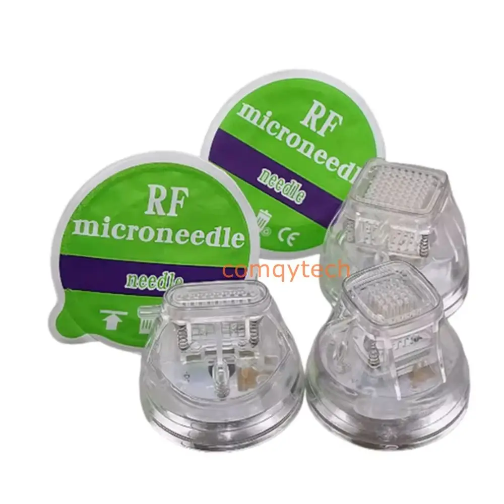 RF-Microneedling-Kartusche für fraktionierte Radiofrequenzgeräte, isolierte Ersatznadel, vergoldet, 10/25/64 Pins, Nano – Detail 4