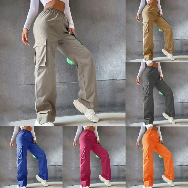 Large Size Solid Color Cargo Pants Women Casual Jogger Pants Women  Sweatpants Ladies Trousers Oversize Joggers Pants Women S-4XL - AliExpress