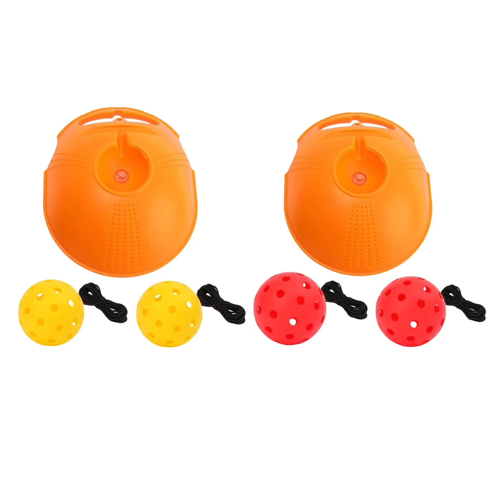 

Pickleball Trainer Portable Baseboard with Elastic Rope Ball Improve Speed for Single Player Pickleball Lover Indoor Outdoor