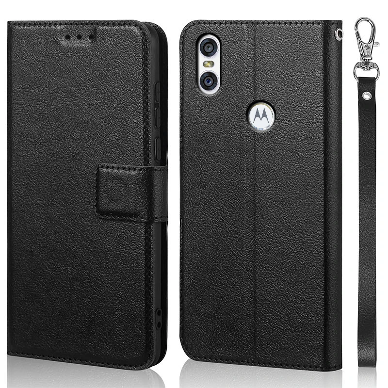 Custodia Per Motorola One / Moto P30 Play Case Flip Pu Leather Phone Card Holder Stand Case Telefon Protector Wallet Coque Bag