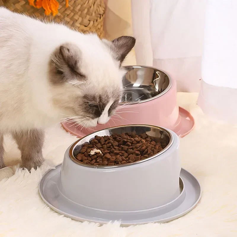 

For Slope Container Accessories Supplies Anti-ant Bowl Feeder s Pet Food Stainless Dog Cat Steel