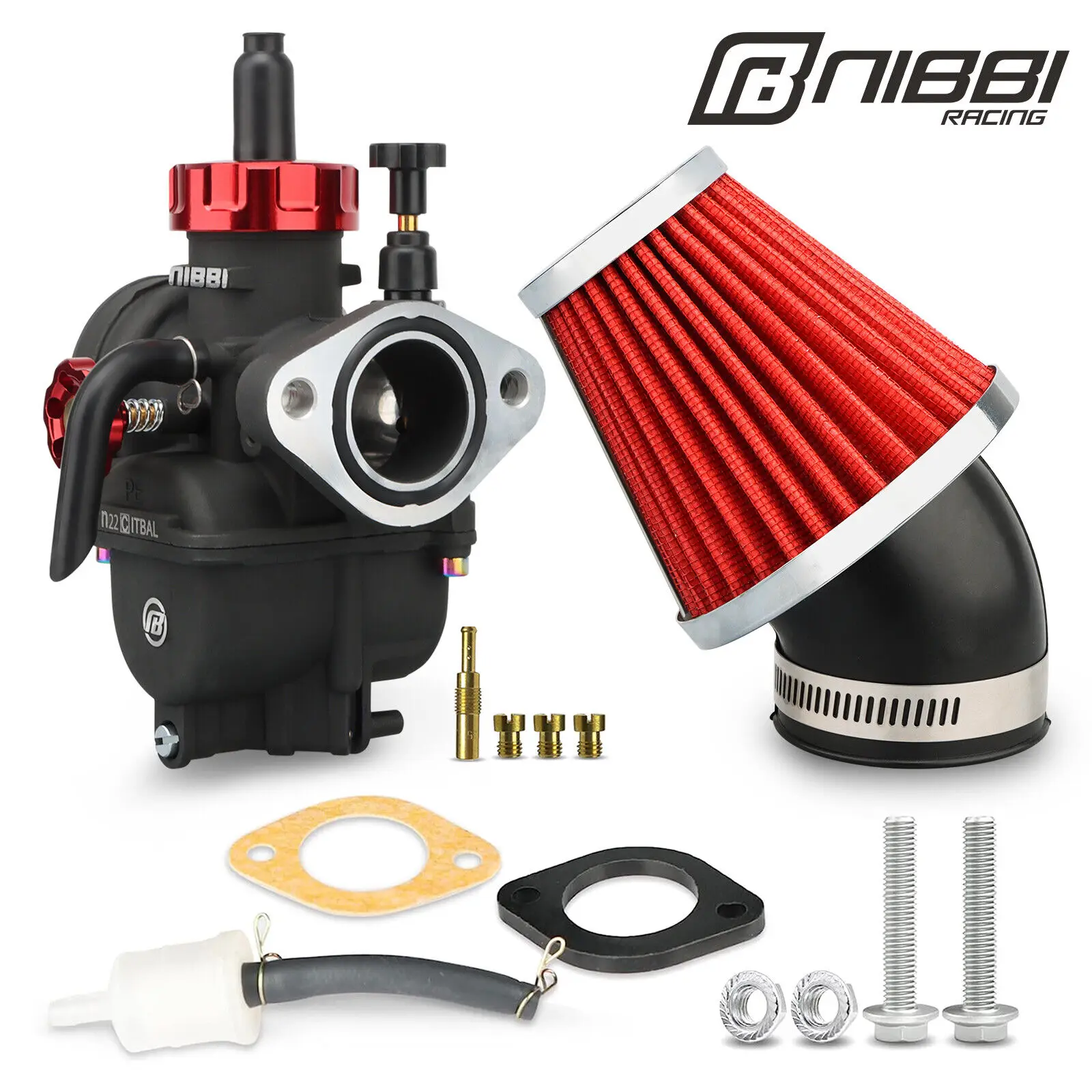 NIBBI-PE17mm-PE22mm-PE24mm-PE26mm-PE28mm-Flange-Carburetor-100cc-250cc ...