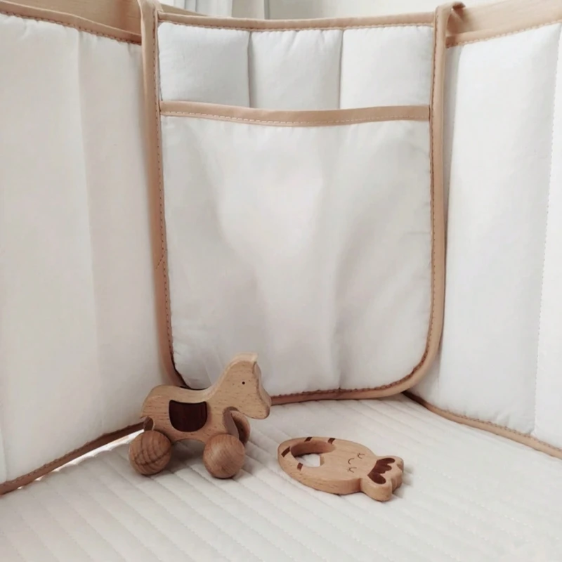 침대 수납 걸이형 가방 용 침대 옆 정리 가방 기저귀 보관 용 침대 옆 정리 가방 다기능 편리한 침대 정리 가방