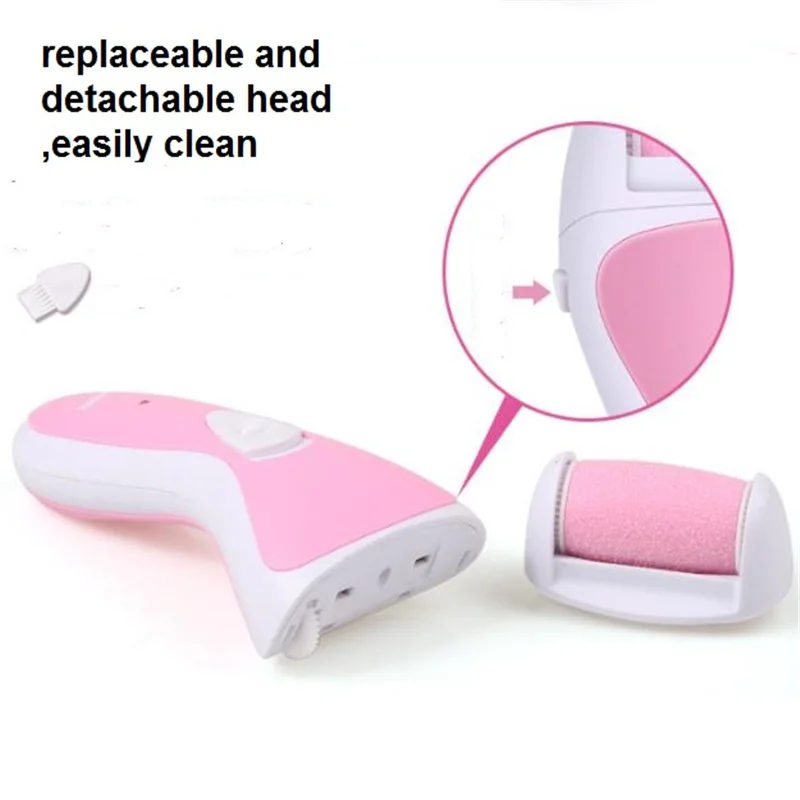 Electric Foot File Pedicure Heel Dead Hard Skin Remover Smoothly Feet Rasp Roller Grinding Machine Callus Remove Grinder Clean 4