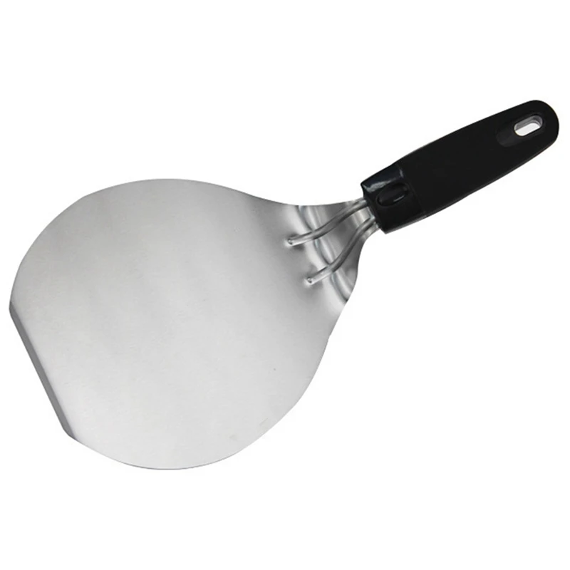 

Round Blade Stainless Steel Pizza Shovel Kitchen Cake Transfer Cooking Shovel Baking Tools Plastic Handle Pizza Shovel CNIM Hot