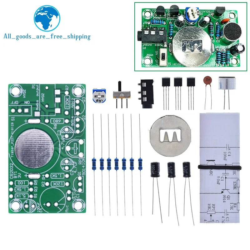 DIY Electronic Audio Amplifier Kit for Educational Projects and Enthusiast Use