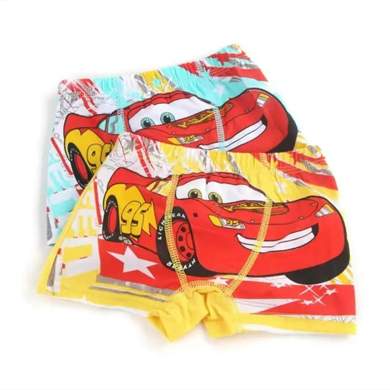 Disney Cars Baby Boy Panties Children's 100% Cotton Underwear for Boys Children's Underpants Boy Briefs Mcqueen Knickers 3pcs boys underwear