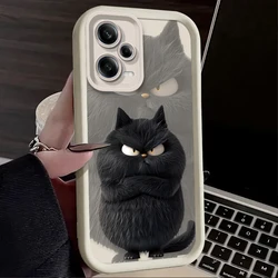 Custodia per telefono con adorabile gatto bianco e nero - Protezione elegante