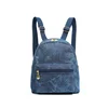 Personalized Customization Mini Vintage Denim Backpack Women's Forest Versatile Schoolbag High Beauty Women's Backpack 6
