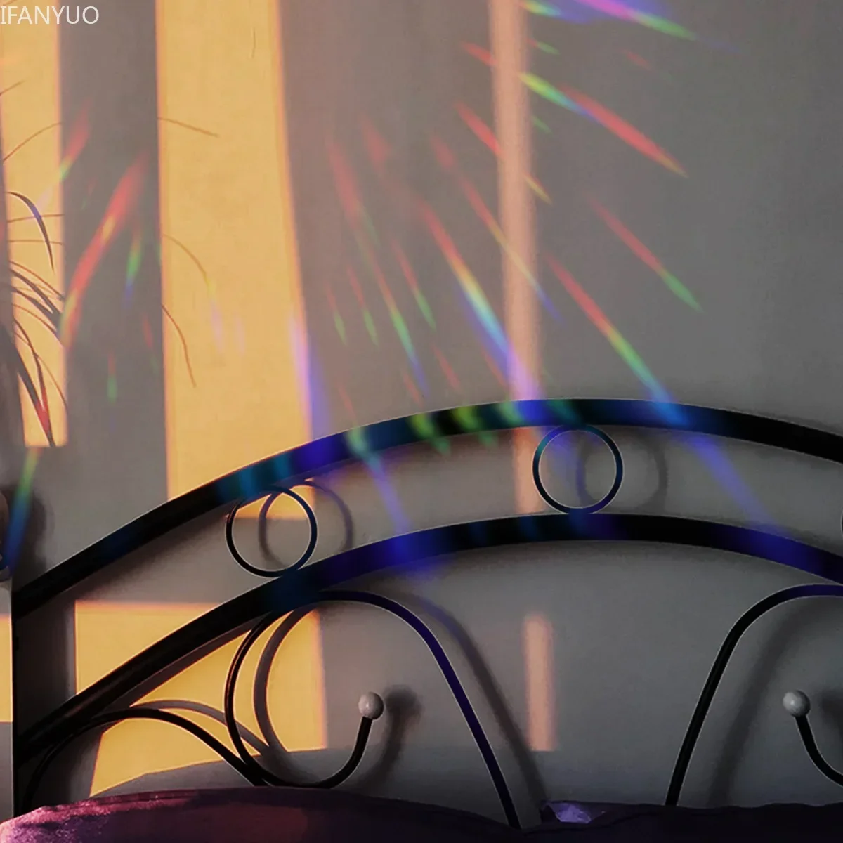 Pellicola per la privacy delle finestre arcobaleno 3D per porte in vetro, adesivi decorativi, pellicola per finestre anti-sole, 45*200 cm | Leroy Merlin