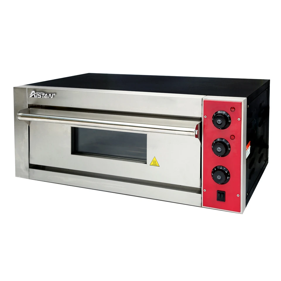E01-1 Countertop Electric Commercial Pizza Oven with Pizza Bakery Stone 120-minitue Timer,Commercial Maker for Restaurant
