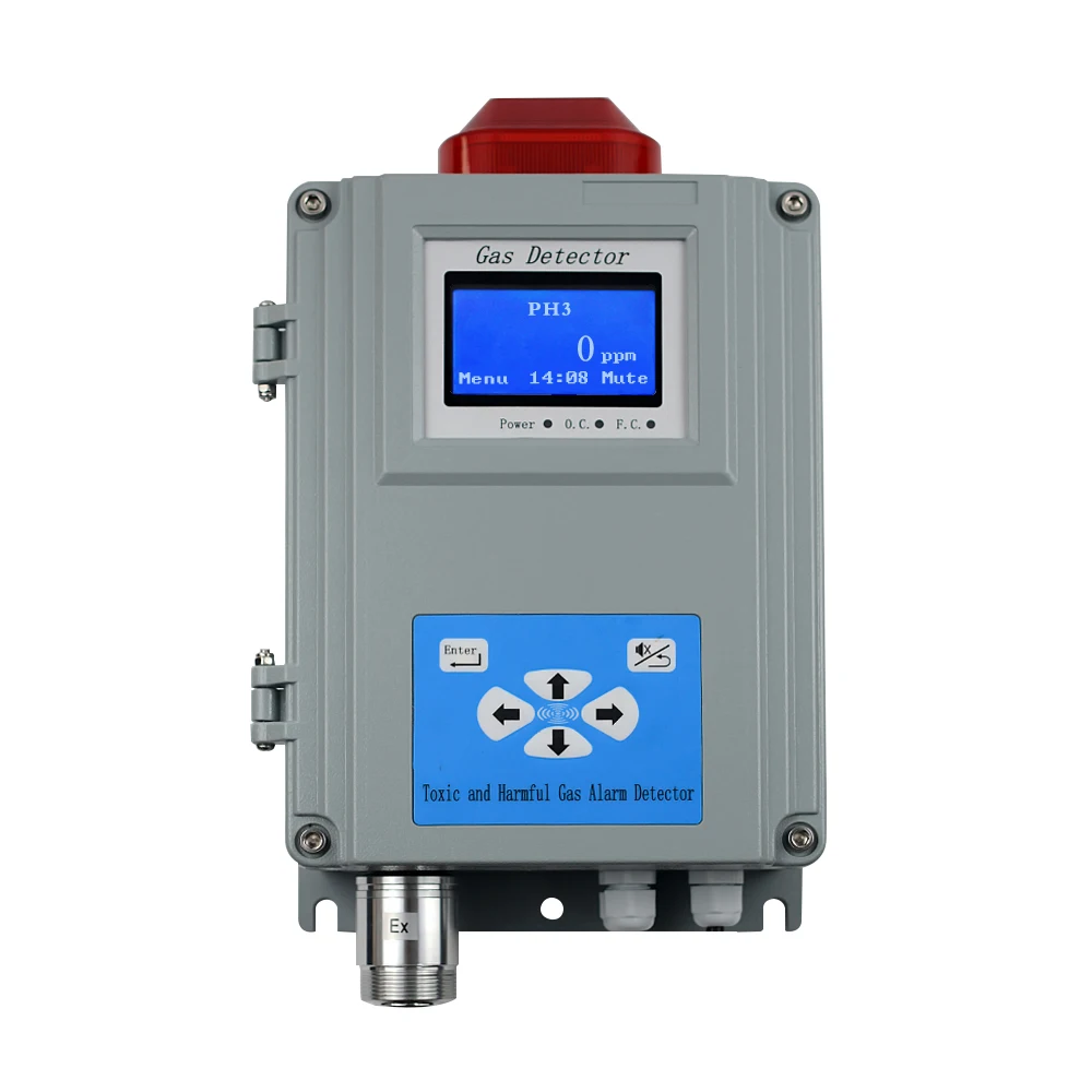 

AC220V Fixed phosphine online monitor PH3 gas leak alarm detector