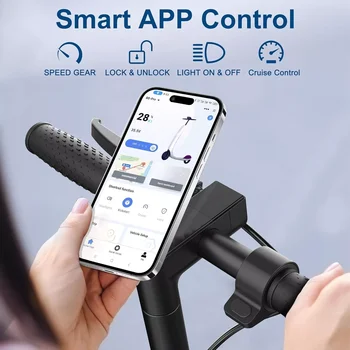 LP60 Electric Scooter 350W 25km/h APP Smart Control Scooter 8.5inch tire Folding Electric Scooter 30KM Max Range for Adult 2