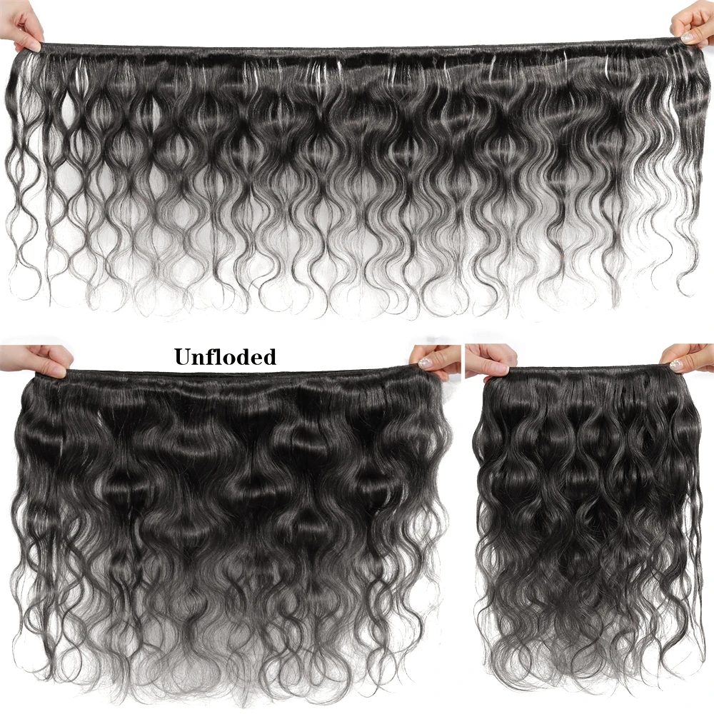 4x4 Lace Closure Body Wave Human Hair Bundles With Closure Hair Extensions 3/4 Bundles 30 Inch Bundle With Pre Plucked