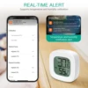 ORIA Upgrade Bluetooth Thermometer 2PCS/1PC Hygrometer Wireless Outdoor Thermometer Smart Home Temperature and Humidity Sensor 4