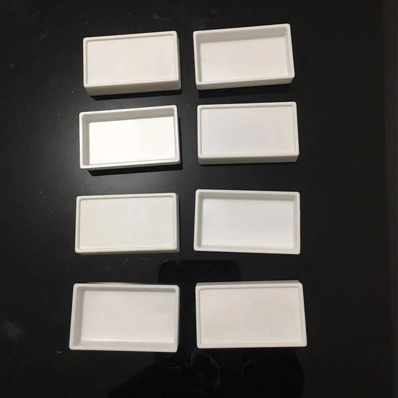 24pcs 7.2ML Watercolor Pans Empty White Plastic Artist Paint Pans for DIY Watercolor Oil Acrylic Painting Art Drawing Supplies 2