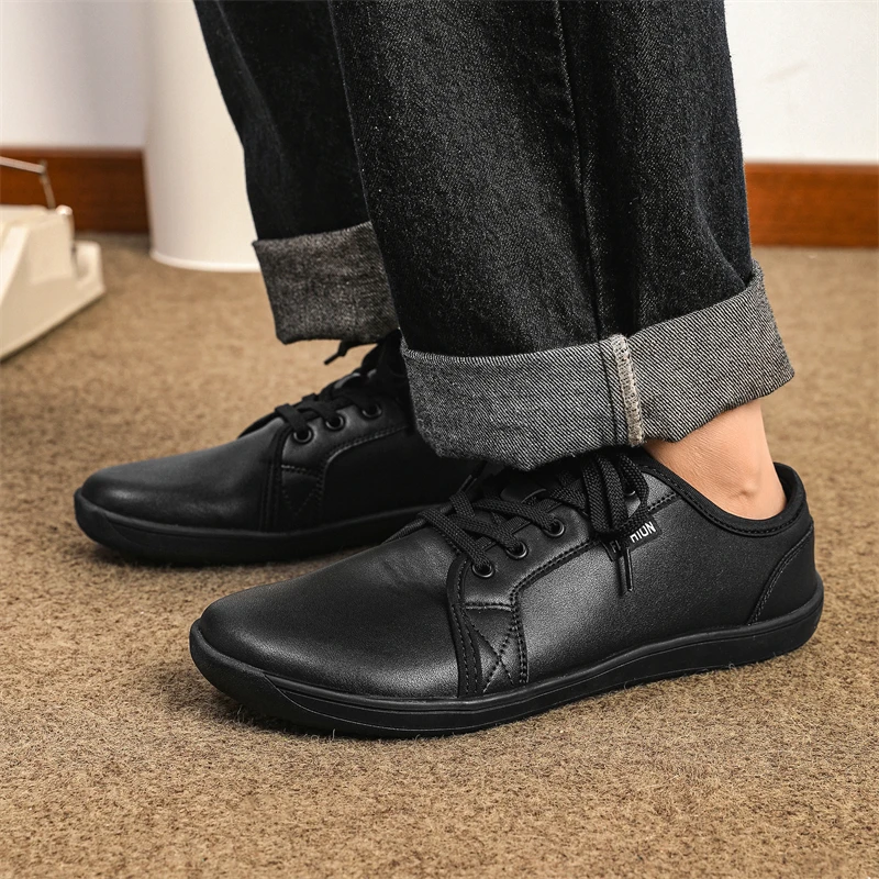 Men's and Women's Tai Chi Shoes for Sport Outdoor Flat Walking Martial Arts Shoes Black Soft Sole Wushu Martial Arts Shoes