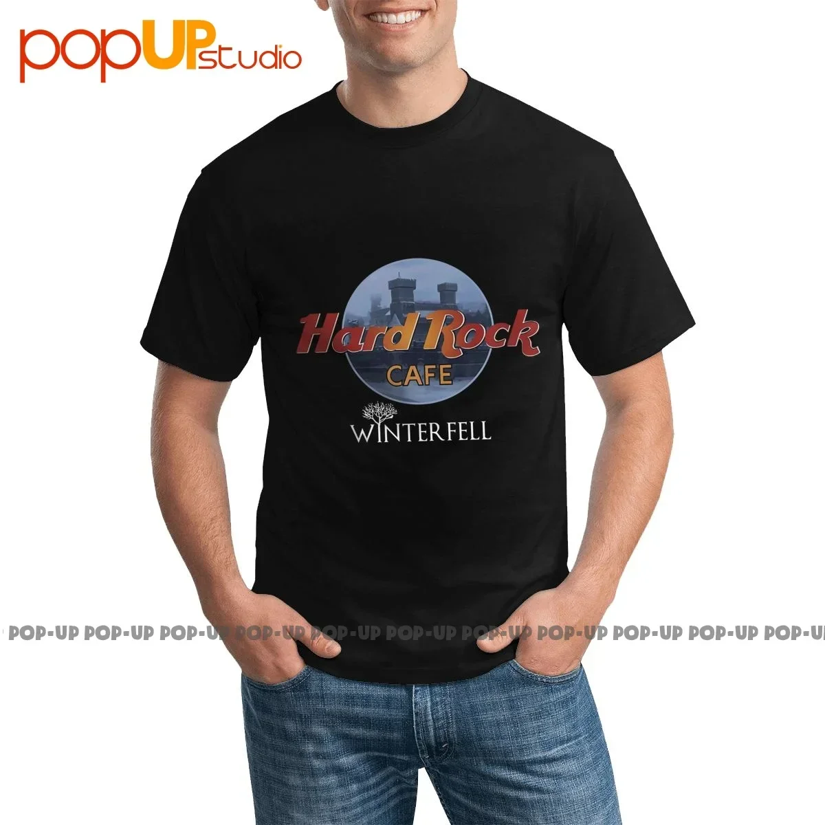 Top Hard Rock Winterfell Cafe T-Shirt Design Harajuku T-Shirt Della Migliore Qualità