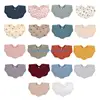 C5AF Baby Feeding Bib Bandana Burp Cloth Scarf Printed Soft Cotton Absorbent Saliva Towel Breathable Apron for